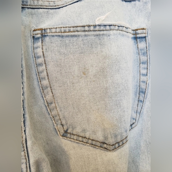 💪VINTAGE BRITCHES GREAT OUTDOORS BLUE JEANS MEN'S SIZE 31 x 31 FADED DISTRESSED - Picture 10 of 12